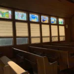 Stained Glass in the Historic Hubbard Chapel