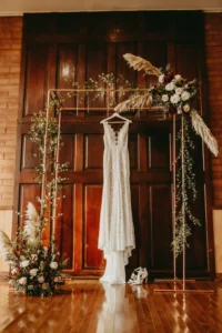 Wedding Dress in the Hubbard Chapel